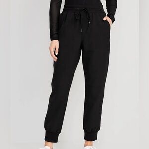 Old Navy High-Waisted All-Seasons StretchTech Jogger Pants, Black, XXL